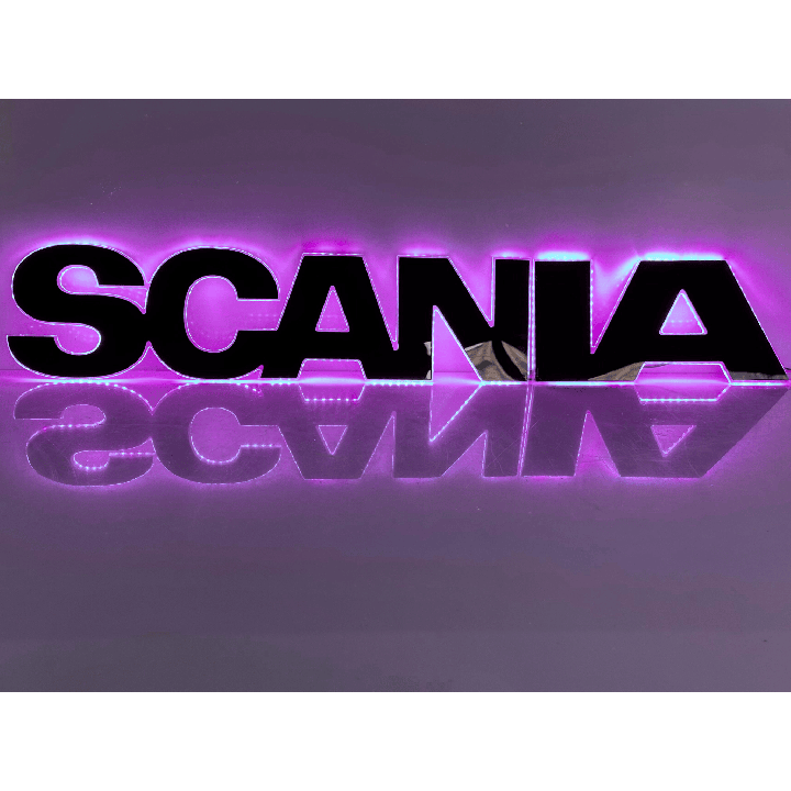 Siglă luminoasă SCANIA